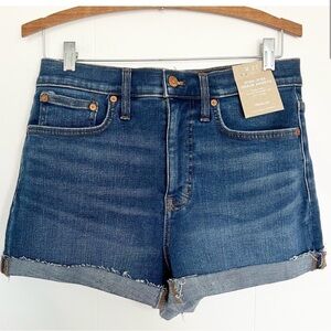 Madewell High-Rise Denim Shorts NWT Size 27